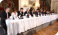 Signature ceremony, French Embassy in Prague