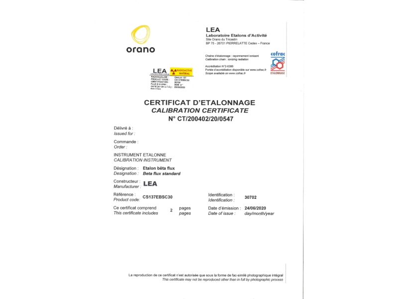 certificat