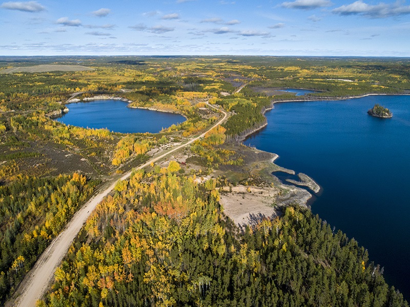 Remediated Cluff Lake mining site Remediated Cluff Lake mining site Picture