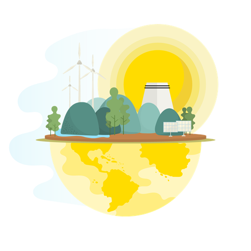 Illustration climat - Nucléaire & Environnement