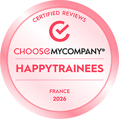 90,9 % des étudiants recommandent notre entreprise pour y faire un stage, son alternance ou VIE.