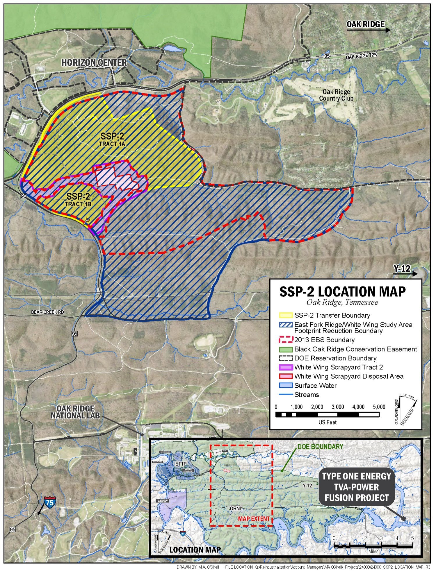 SSP-2 Tracts Location Map DOE 2025