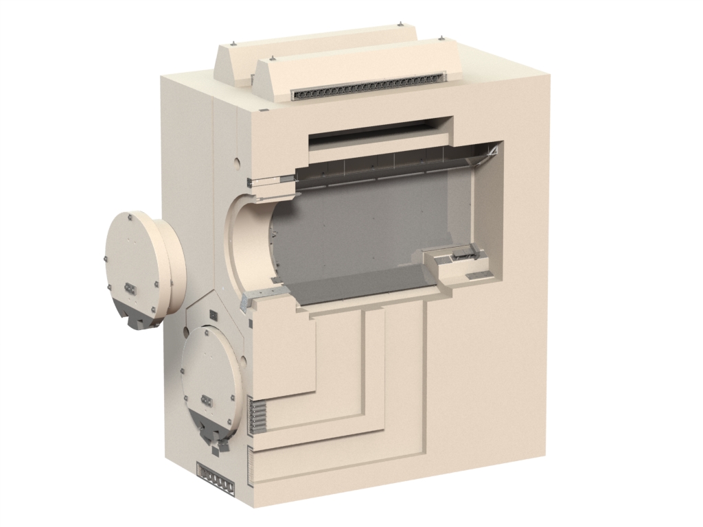 Cutaway illustration of Orano's NUHOMS MATRIX upper module dry storage system