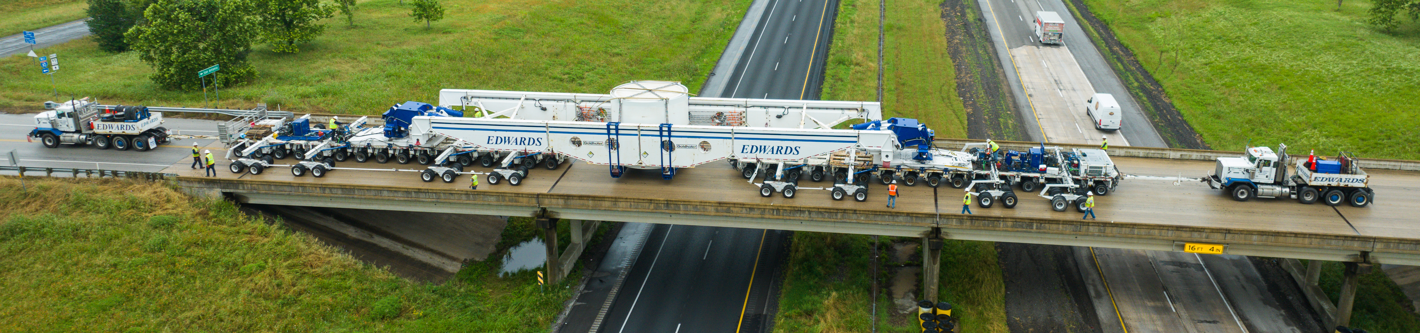 Orano CR3 transport bridge crossing